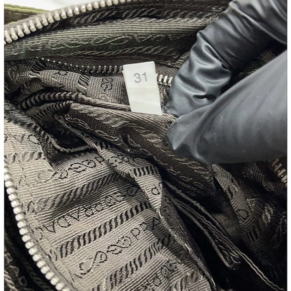 Prada Olive Green Nylon Crossbody Bag - Picture 12 of 15
